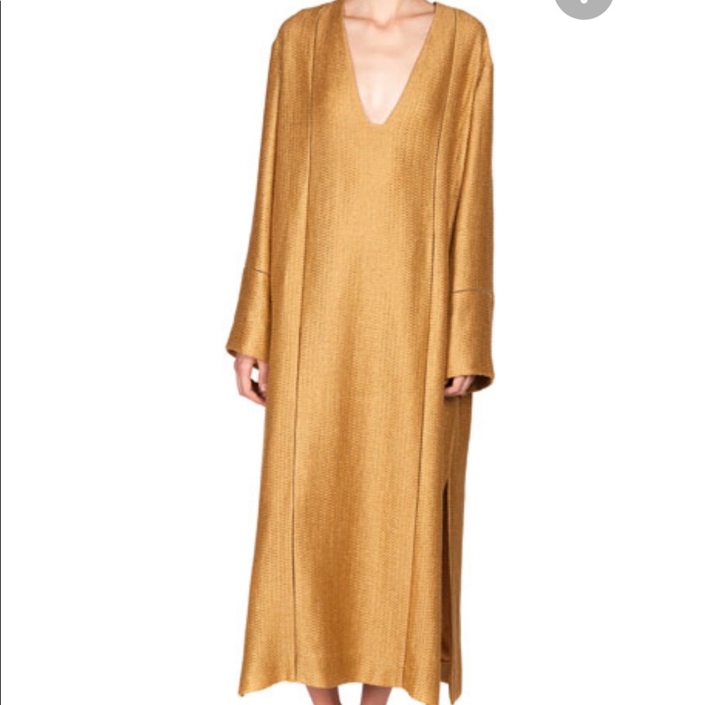 ISO The Row Anais Linen Blend Dress - XS S M
